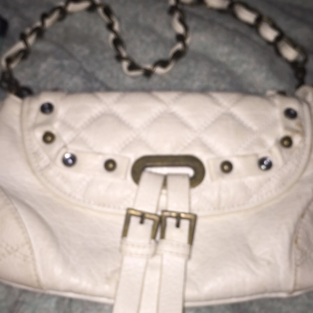 White purse